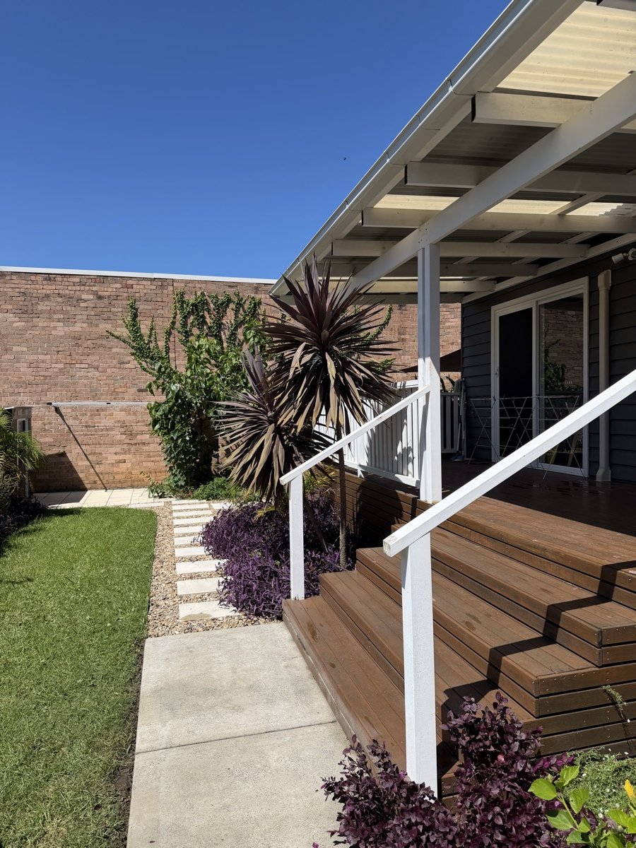 Restored deck and patio